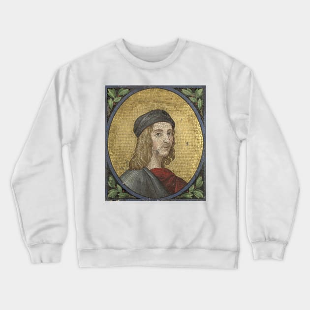 Raphael in mosaic Crewneck Sweatshirt by nikolaeftimov